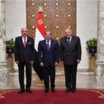 الرئيس السيسي يبحث مع وزيري خارجية الجزائر وتونس تطورات الأوضاع الإقليمية